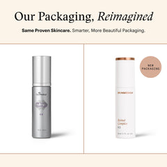 Closeup of SkinMedica Retinol 0.5 Complex label highlighting premium ingredients for refined texture