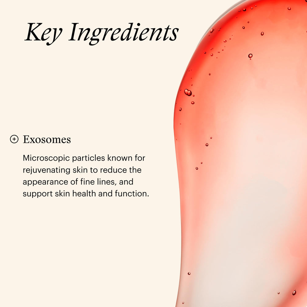 Label detail on SkinMedica TNS Recovery Complex showing patented growth factor blend