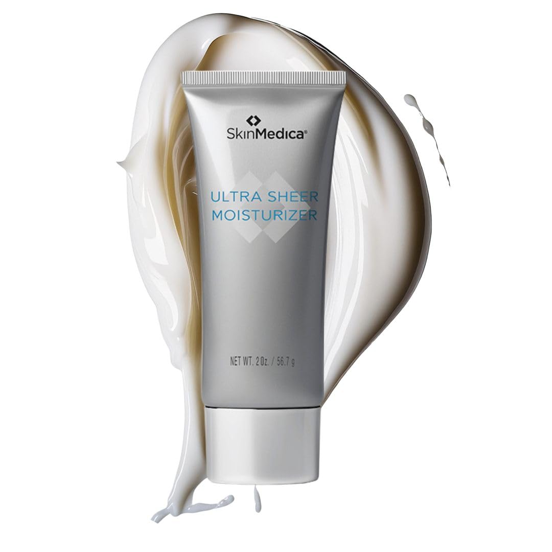 SkinMedica Ultra Sheer Moisturizer bottle close-up showing lightweight hydration