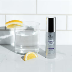 SkinMedica Vitamin C+E Complex application demonstrates a smooth, even-toned complexion.