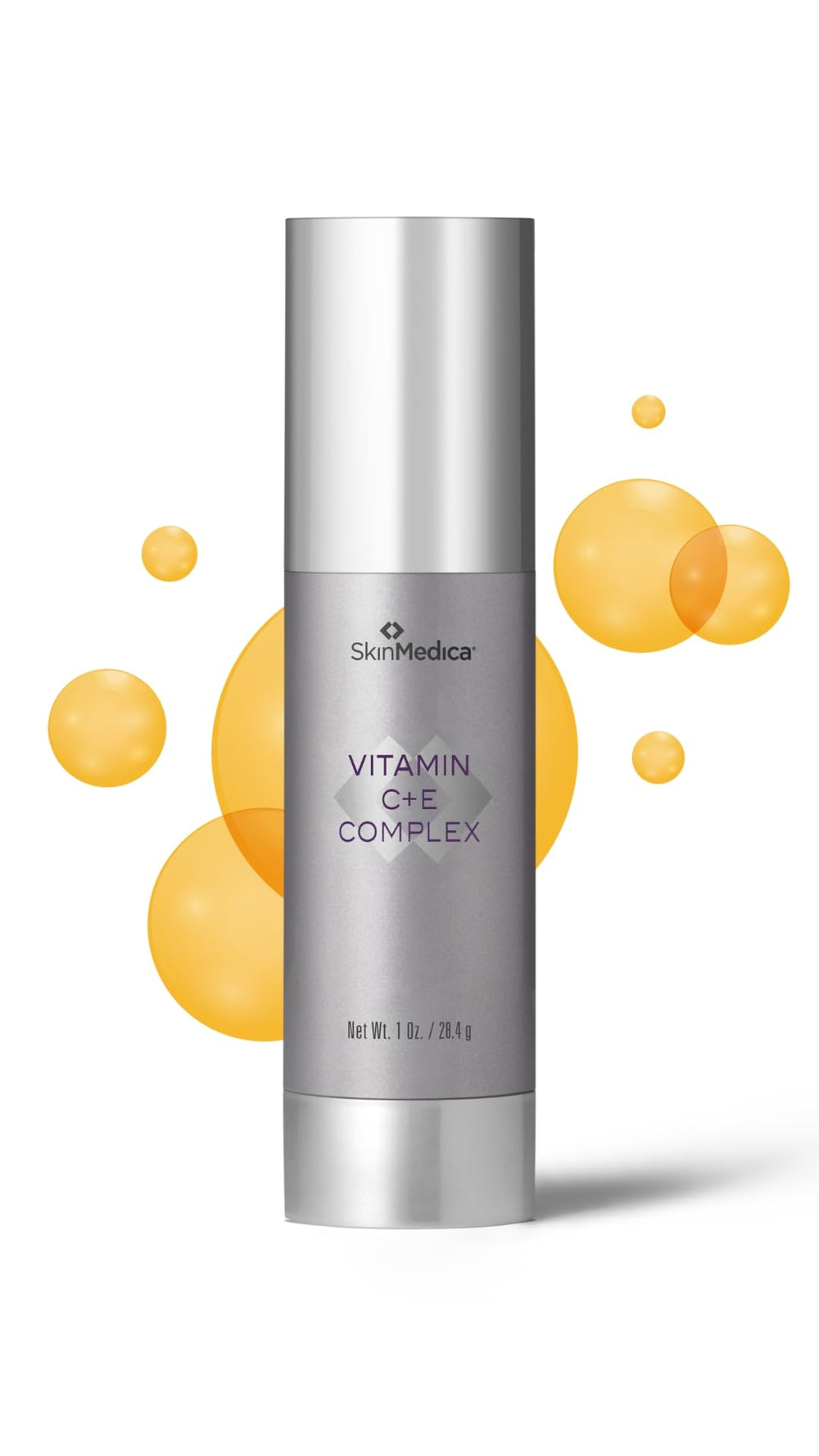 SkinMedica Vitamin C+E Complex bottle highlights daily radiance and nourishment.