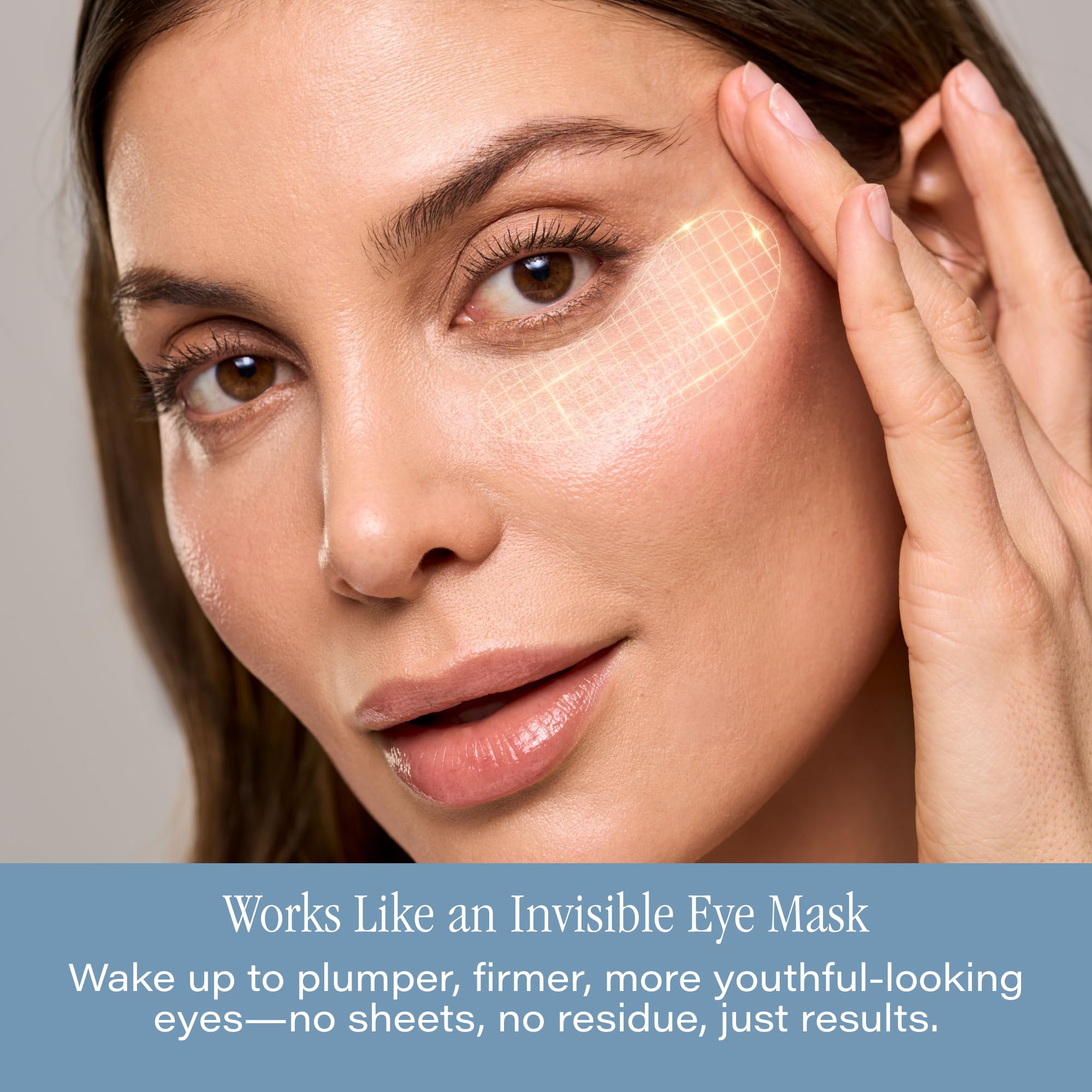 Nighttime skincare routine featuring SKINN Age Reset Eye Balm