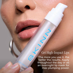 SKINN Marine filling spheres glow suggesting plumping and lip line smoothing.