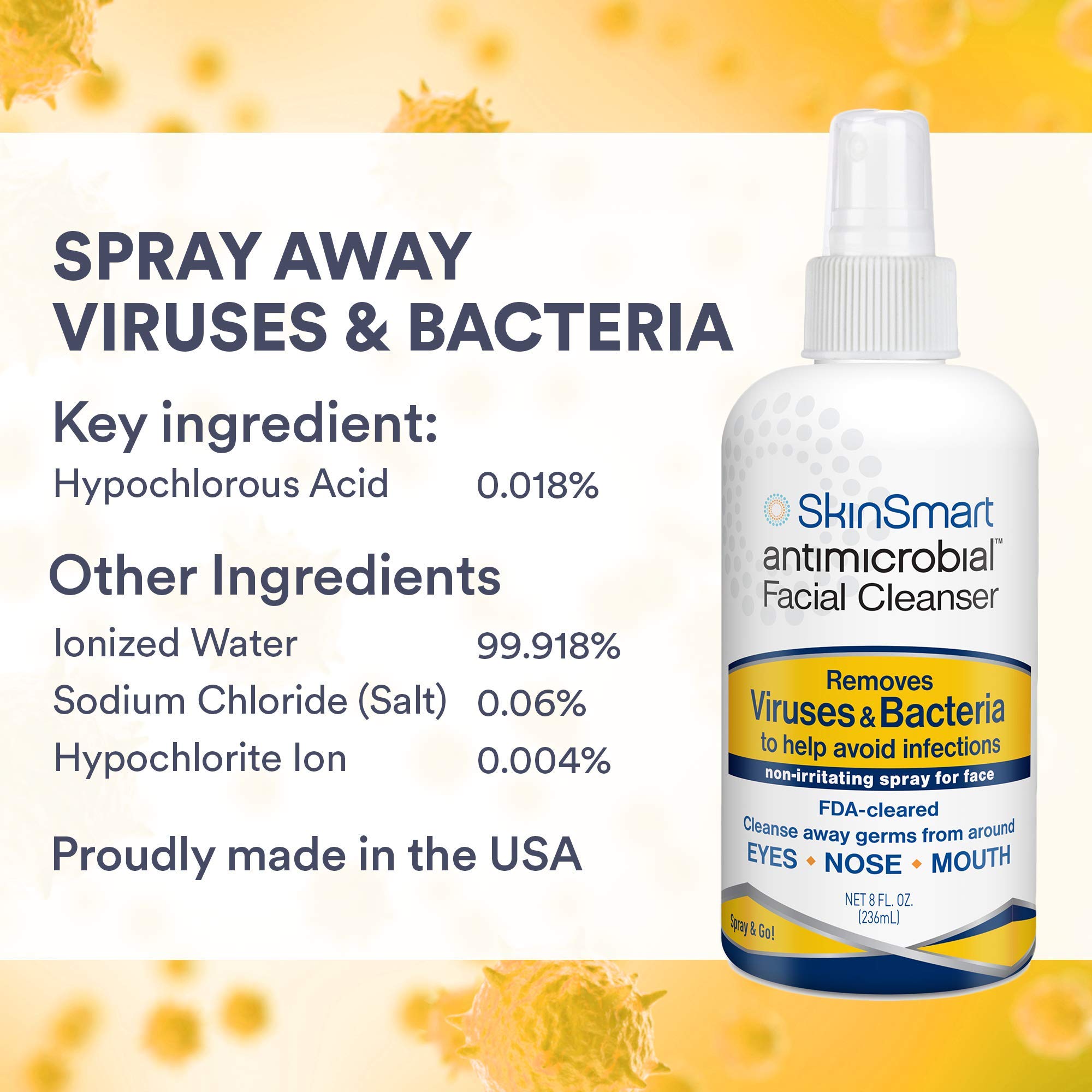 SkinSmart Antimicrobial: cuidado del rostro para evitar irritaciones por mascarilla.