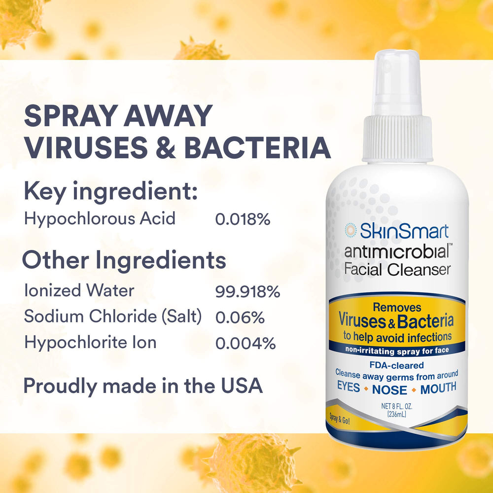 SkinSmart Antimicrobial: cuidado del rostro para evitar irritaciones por mascarilla.