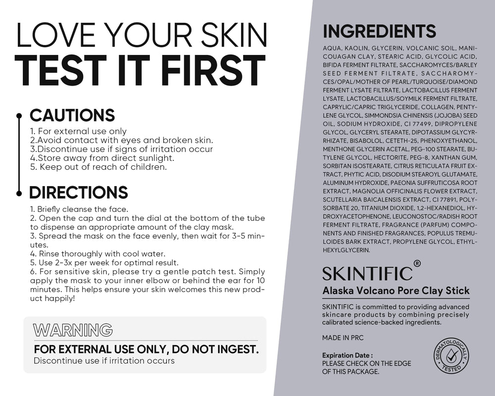 Aplicación higiénica en tubo de SKINTIFIC, cobertura precisa sin desorden.