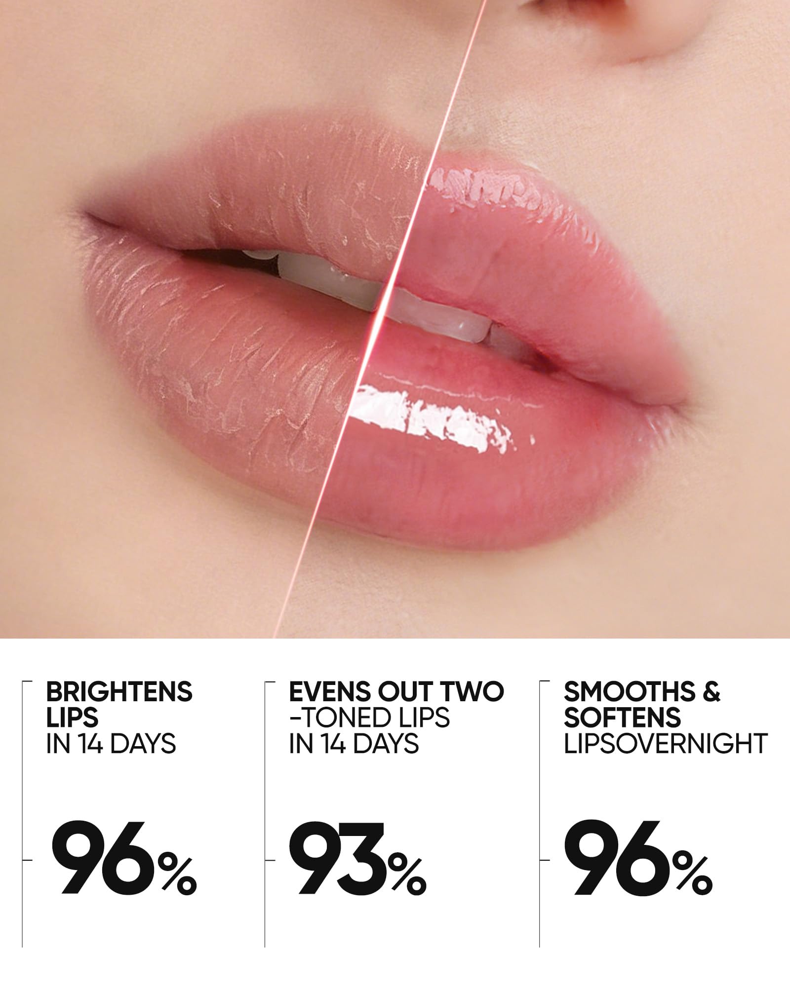SKINTIFIC complejo de péptidos y vitamina C para acondicionamiento de labios.