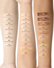 Acabado mate aterciopelado de SKINTIFIC Velvet Matte para un look natural.