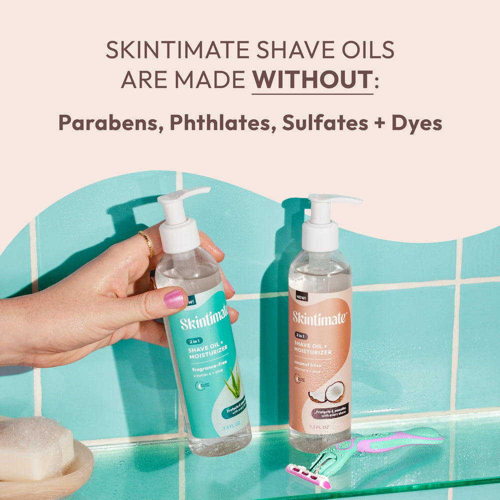 Skintimate full-body-use concept emphasizes versatile daily care.