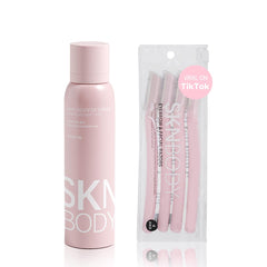 SKNBODY Hair Identifier Spray bottle ready for facial hair prep before dermaplaning.