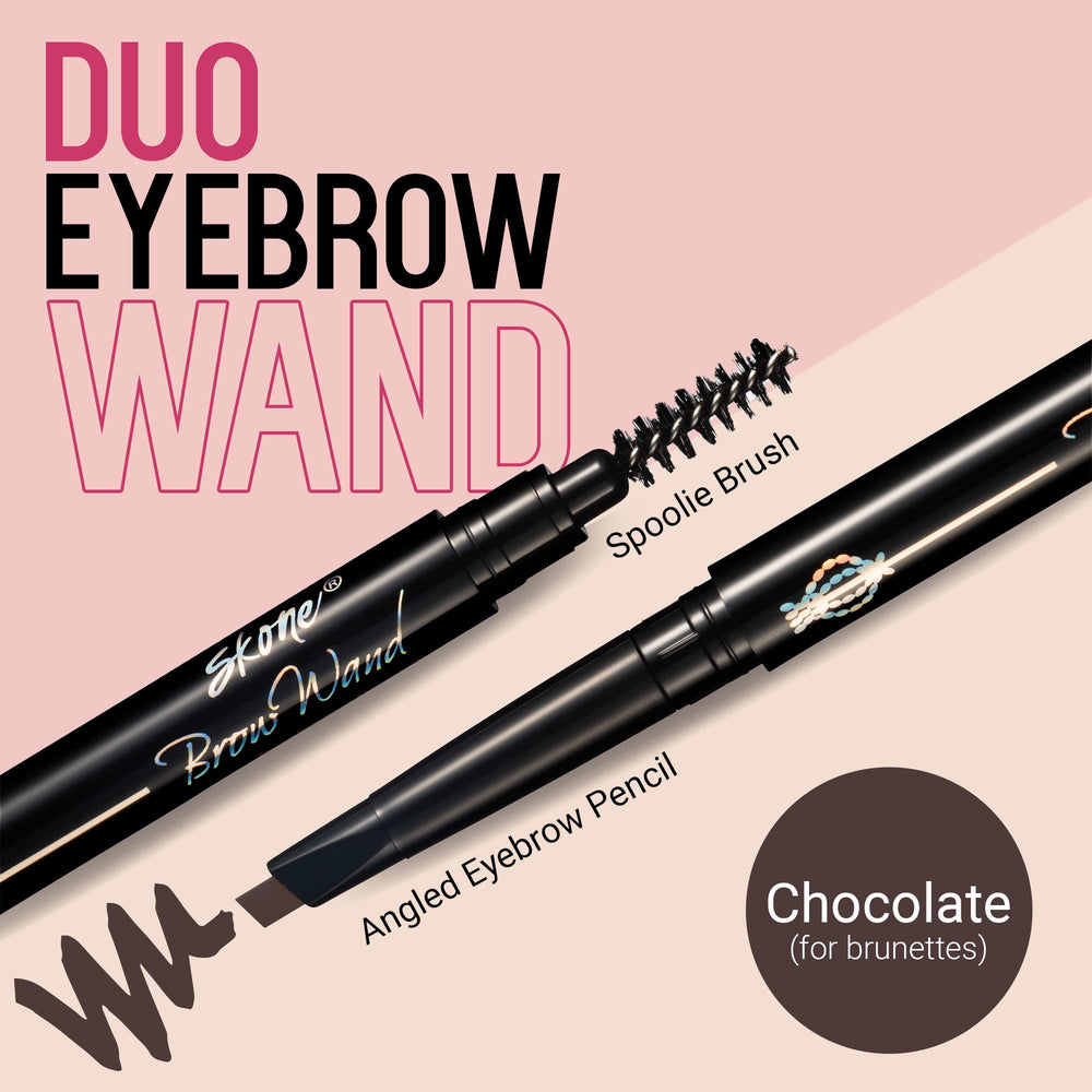 Muestra de tono chocolate Skone para cejas naturales y definidas