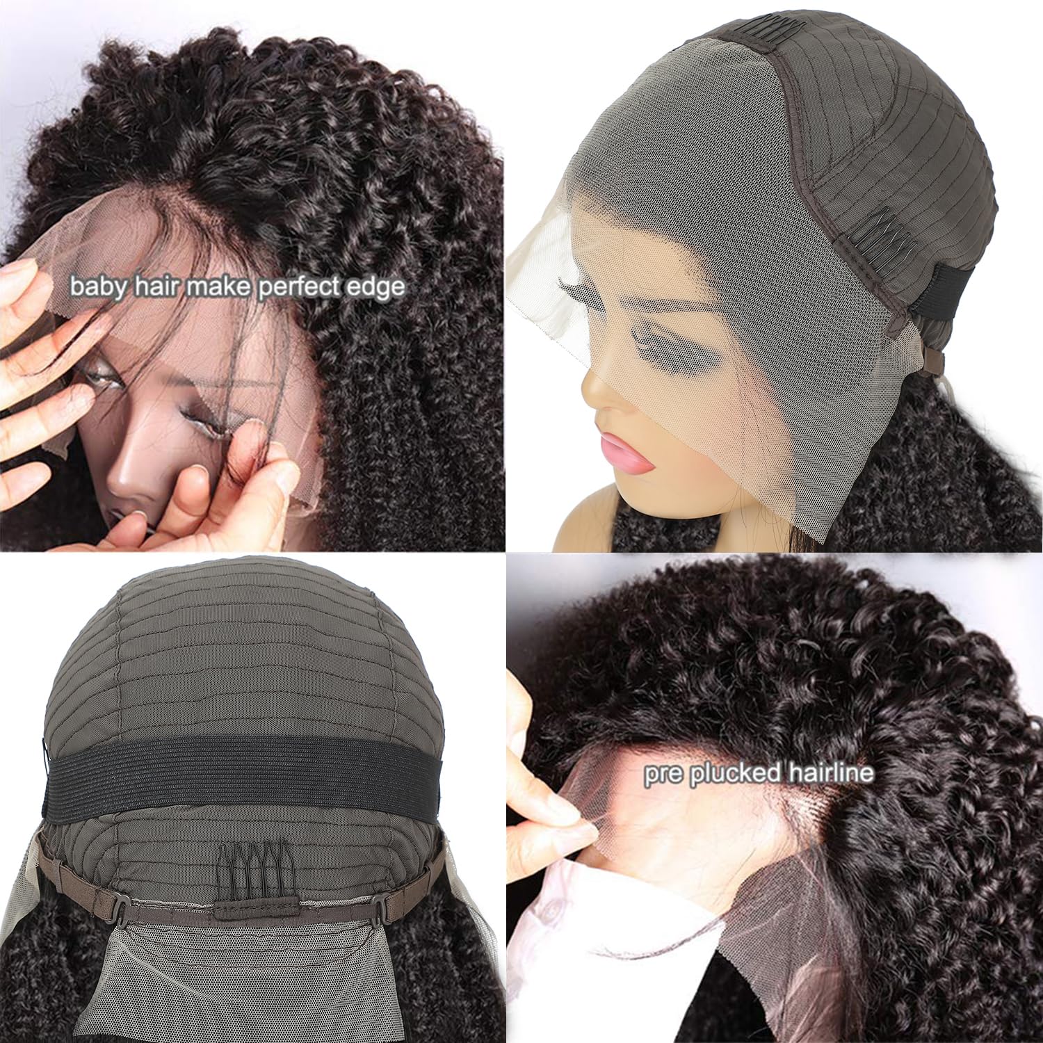Skouty Brazilian virgin human hair wig delivers full, soft, bouncy fullness