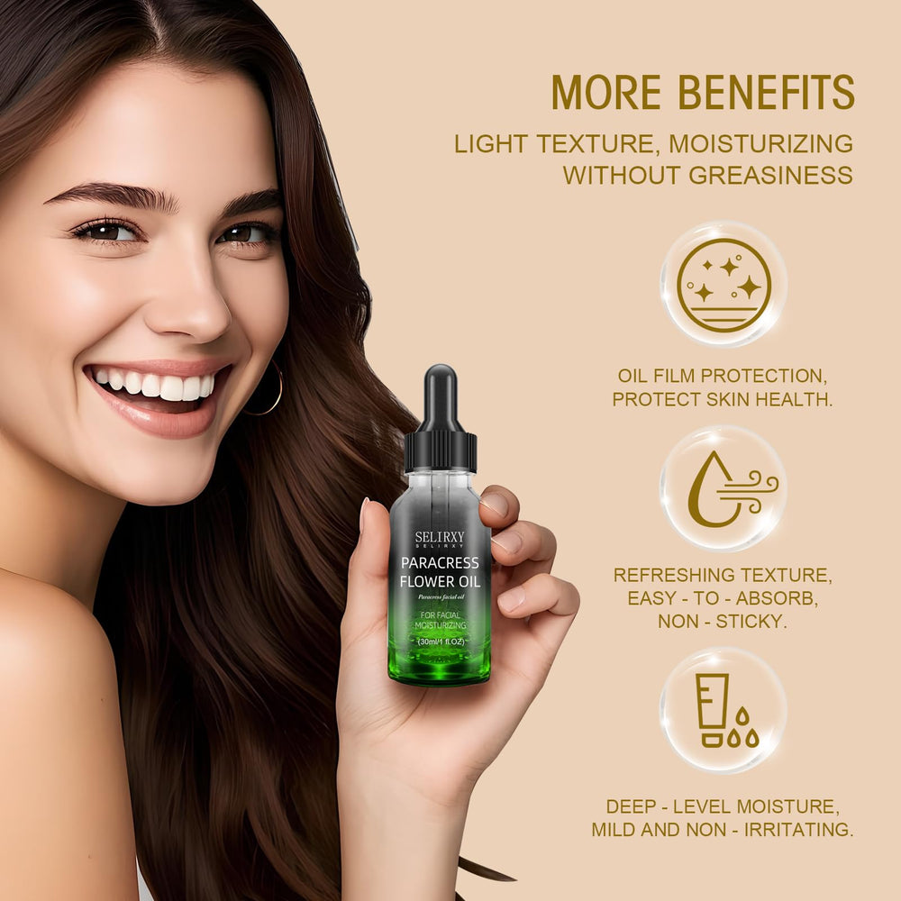 SKSOYT Botanical facial oil packaging highlights lightweight, all-skin-type care