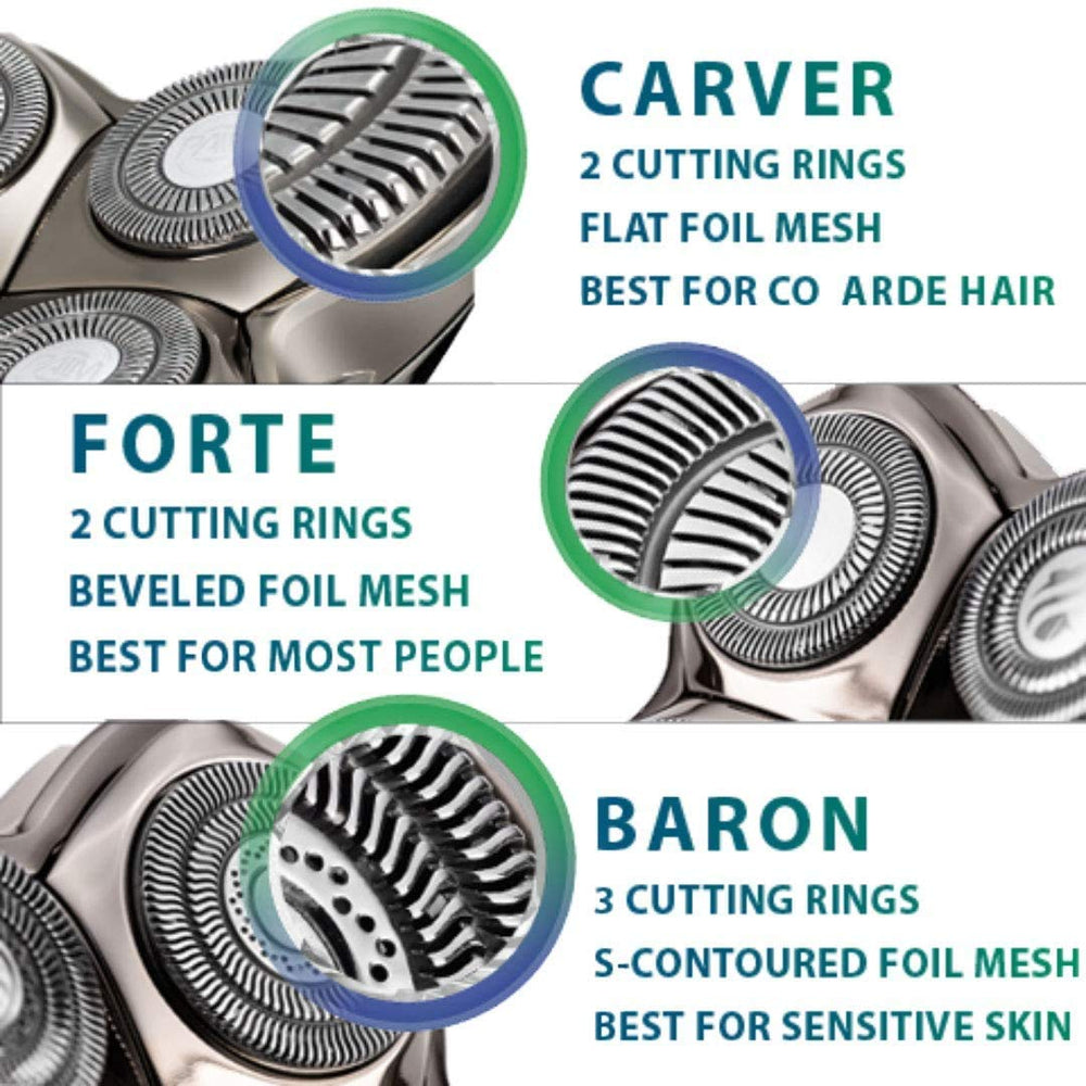Skull Shaver Baron PRO 4 for luxury grooming with durable blade