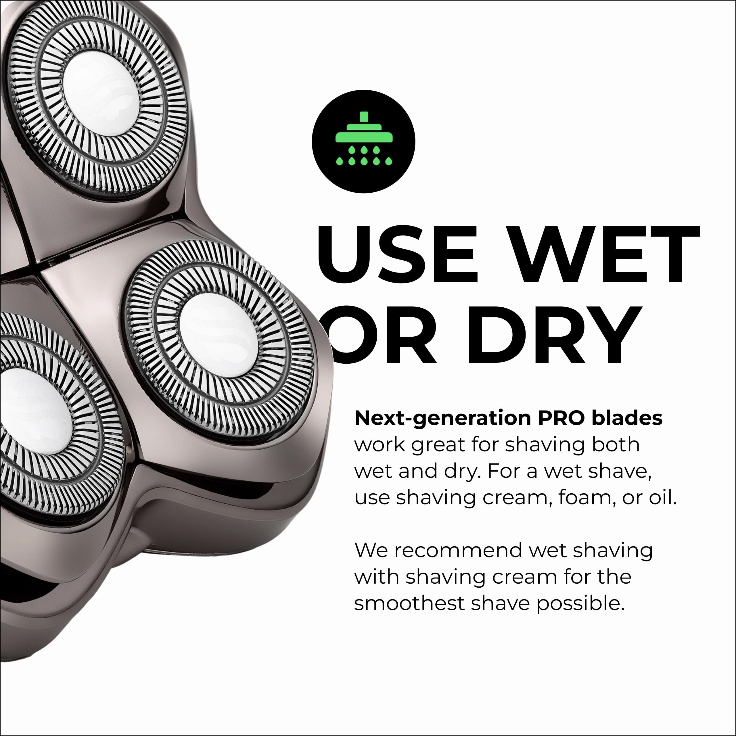 Carver Pro 4 design captures hair clippings for a mess-free shave