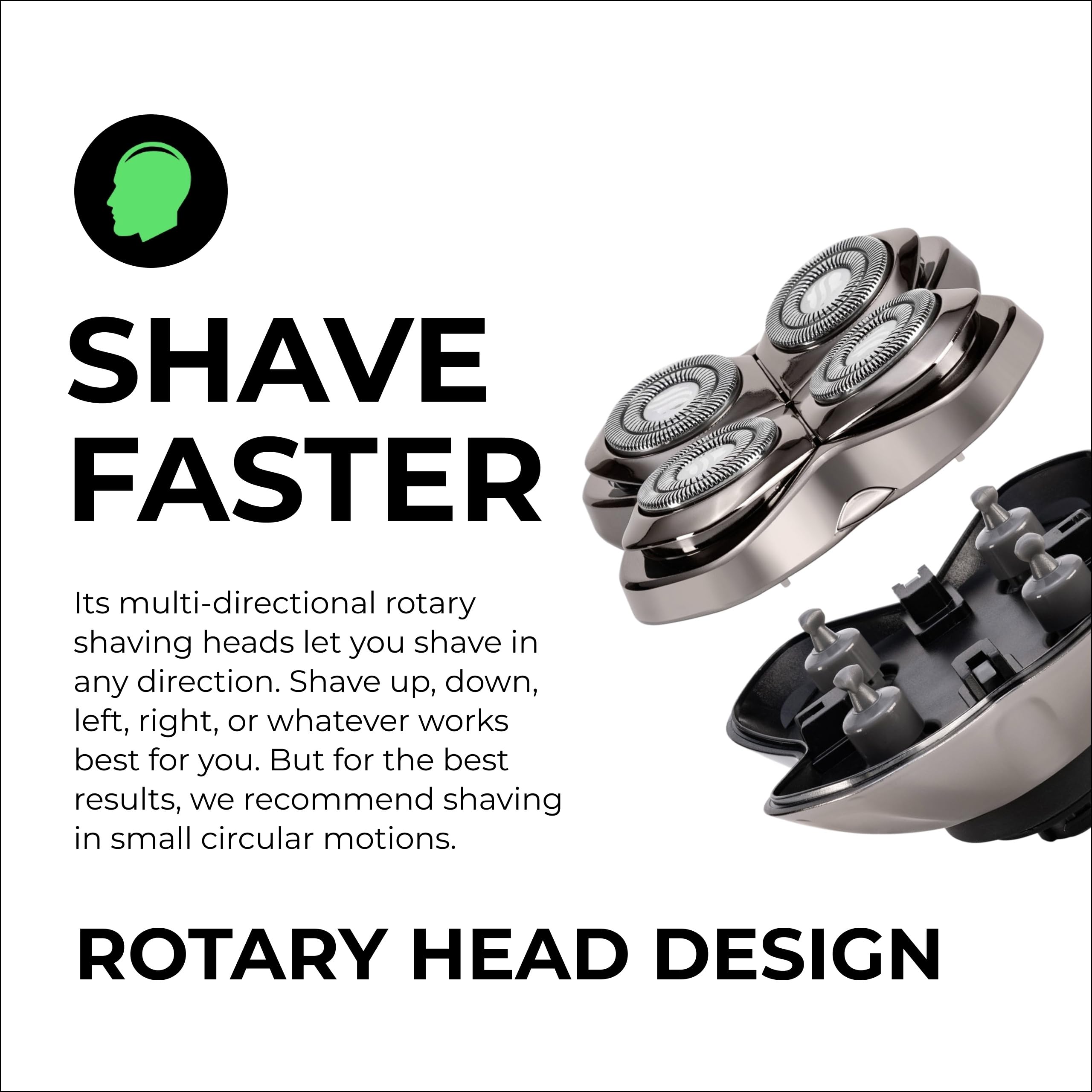 Carver Pro 4 blade supports both wet and dry shaving for flexible routines