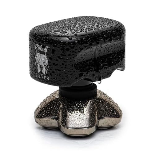 Skull Shaver Pitbull Silver PRO SX5 in display case.
