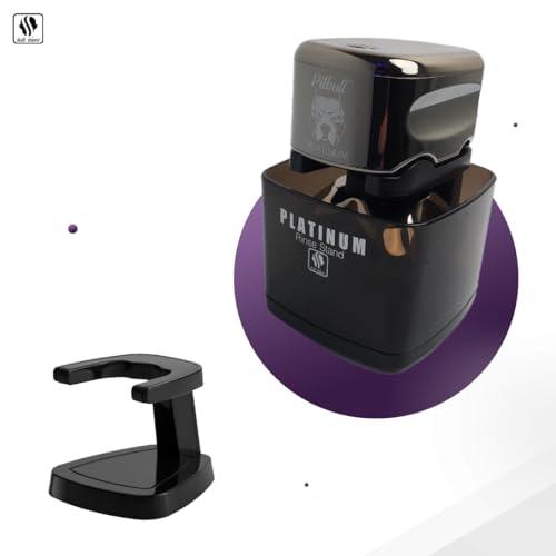 Skull Shaver Platinum Rinse Stand is built with durable construction for years of use.