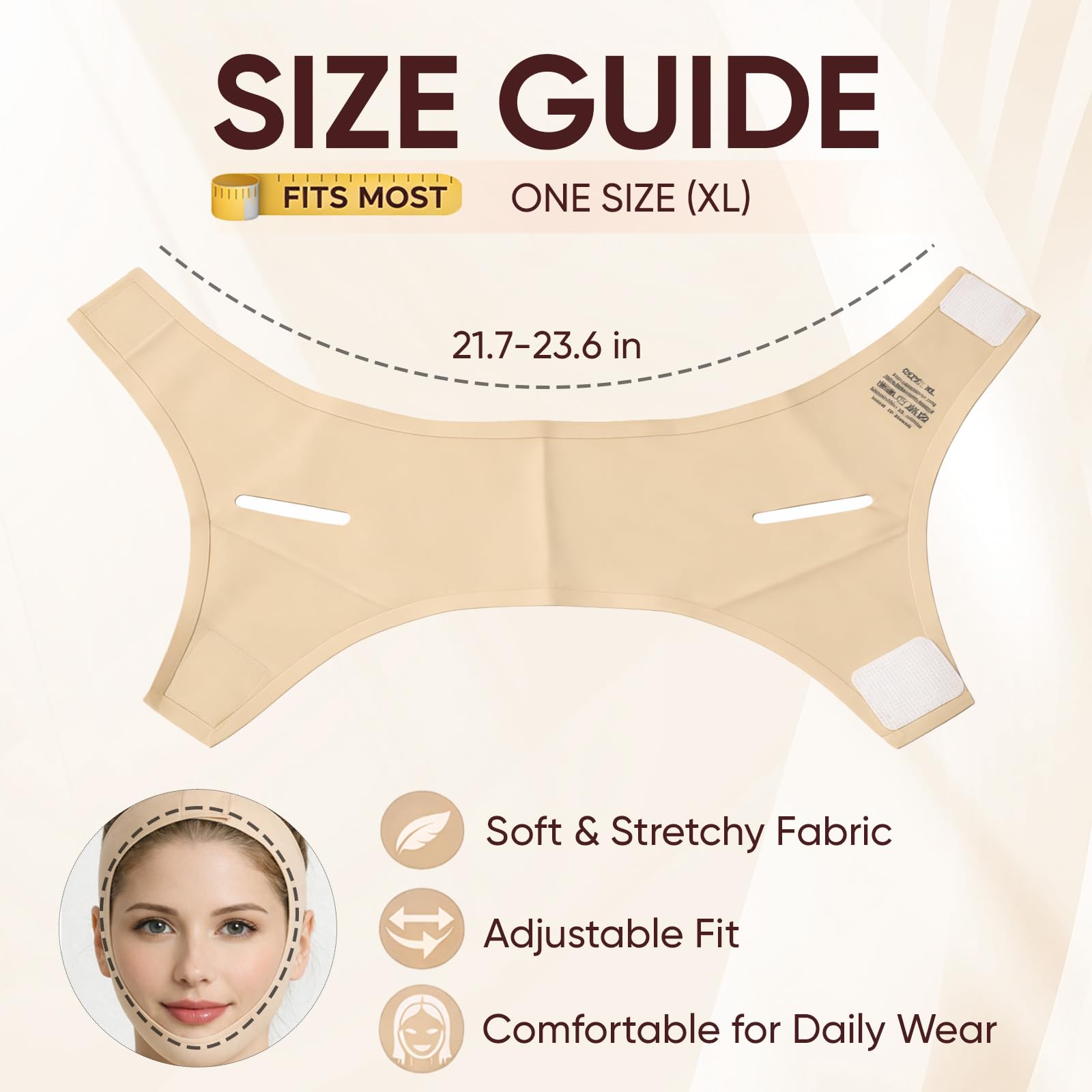 SKULT Collagen Face Sculpt Wrap is reusable and washable for daily care.
