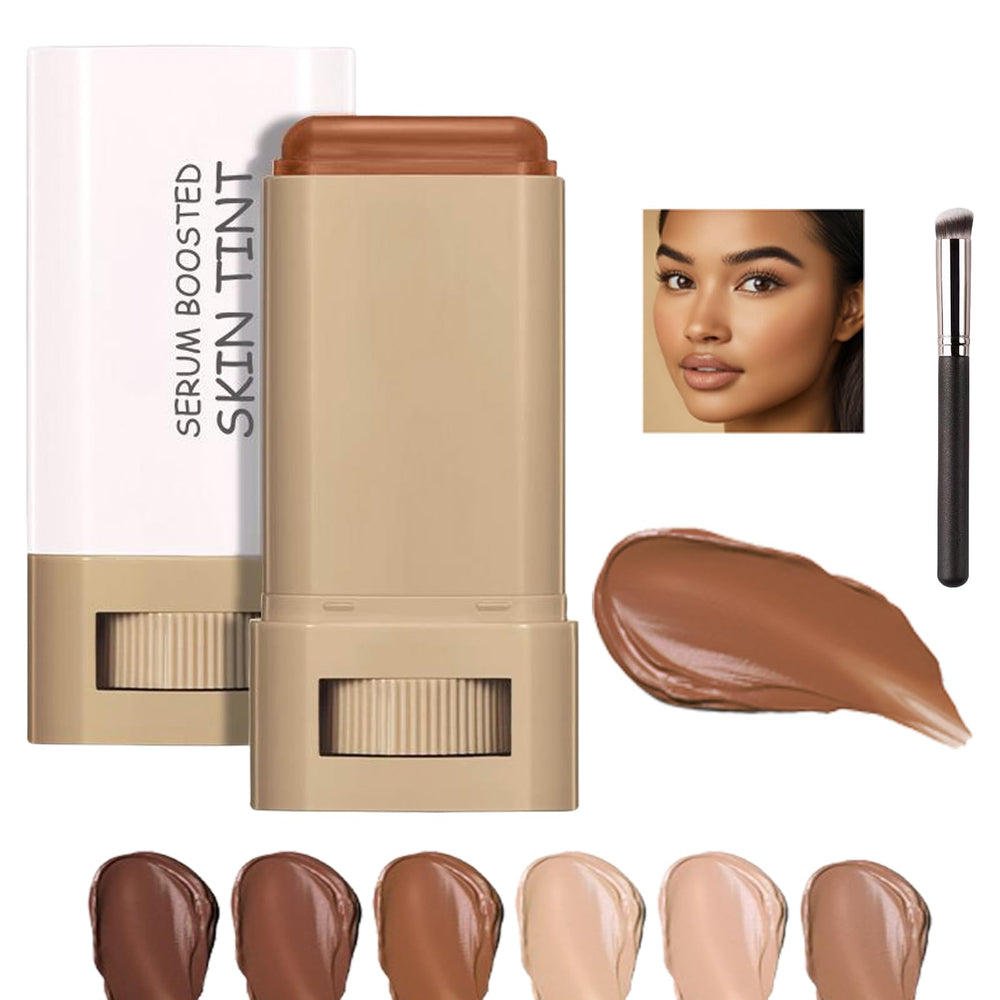 Skween Skin Tint Stick se aplica rápido para un acabado natural.