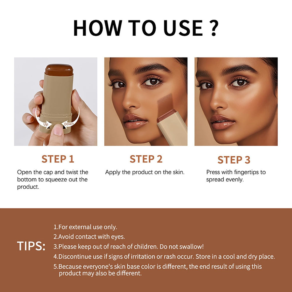 Uso múltiple para base líquida, crema, y corrector en un solo gesto.