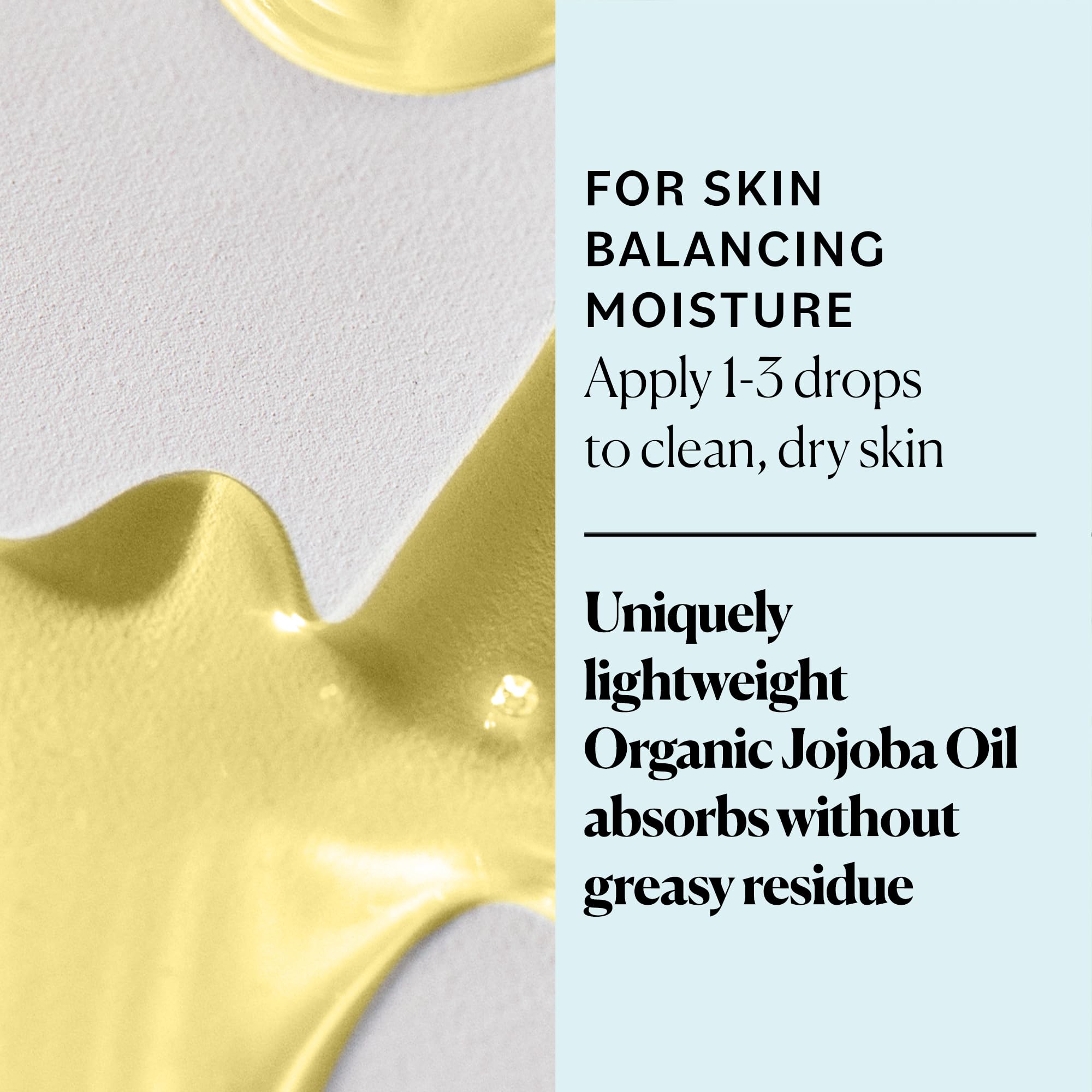 Sky Organics Aceite de Jojoba para rostro suave y equilibrado.