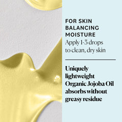 Sky Organics Aceite de Jojoba para rostro suave y equilibrado.