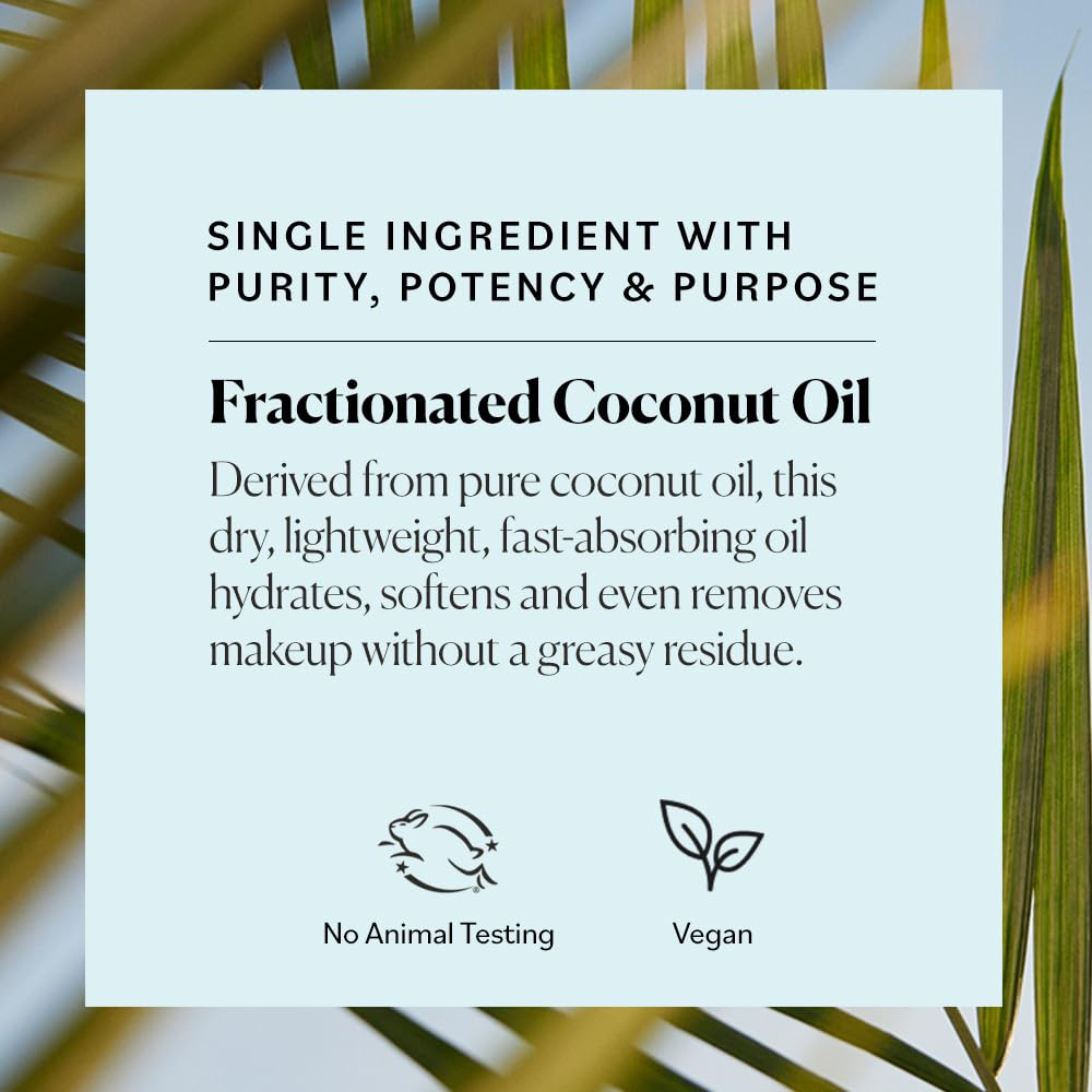 Sky Organics Aceite Seco Fraccionado de Coco textura ligera y absorción rápida