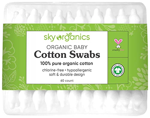 Sky Organics durable yet soft swabs for arts, crafts, and quick cleanups