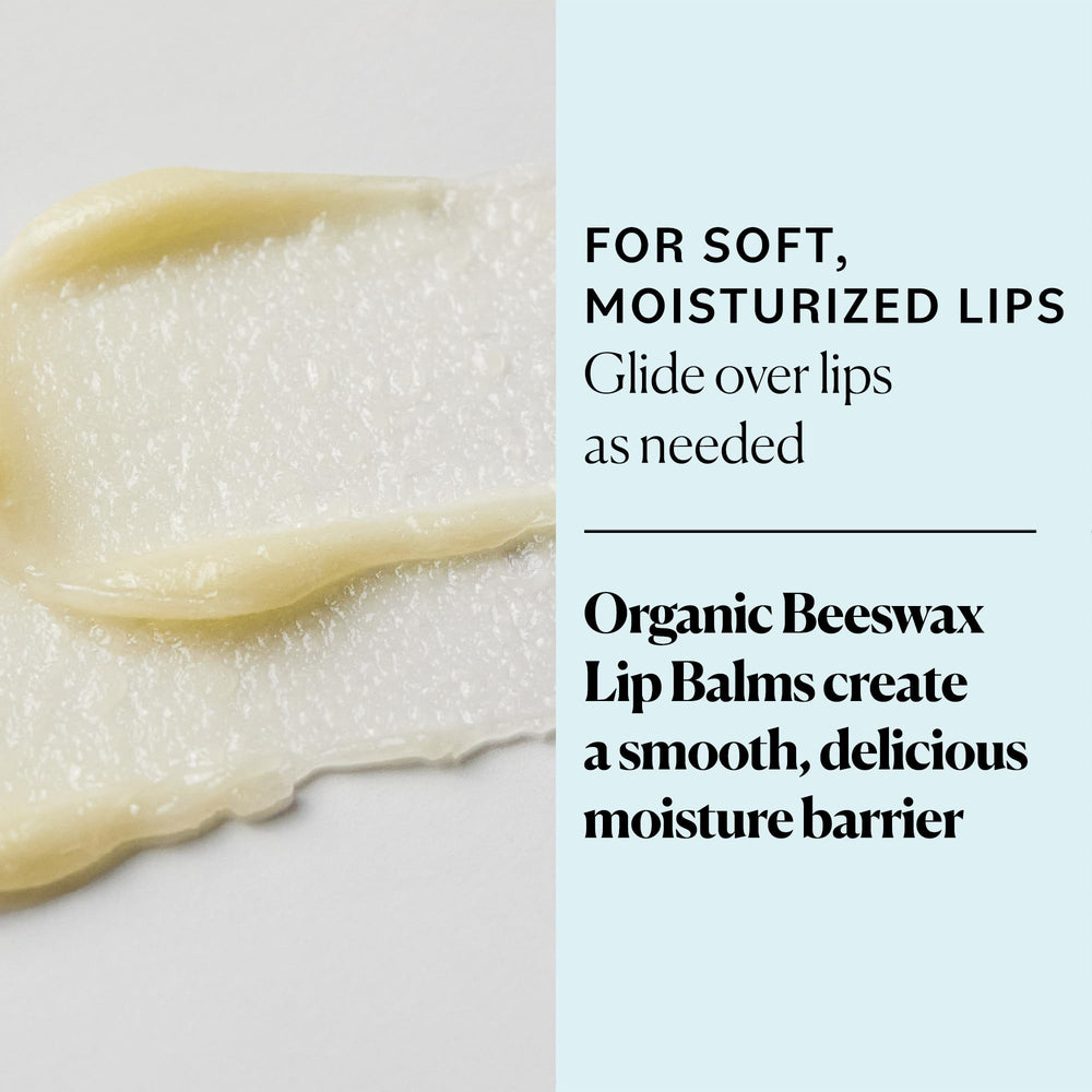 Sky Organics bálsamo labial menta-eucalipto, sensación refrescante y calmante.