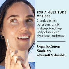 Sky Organics cotton swabs for safe electronics cleaning and hard-to-reach spaces.