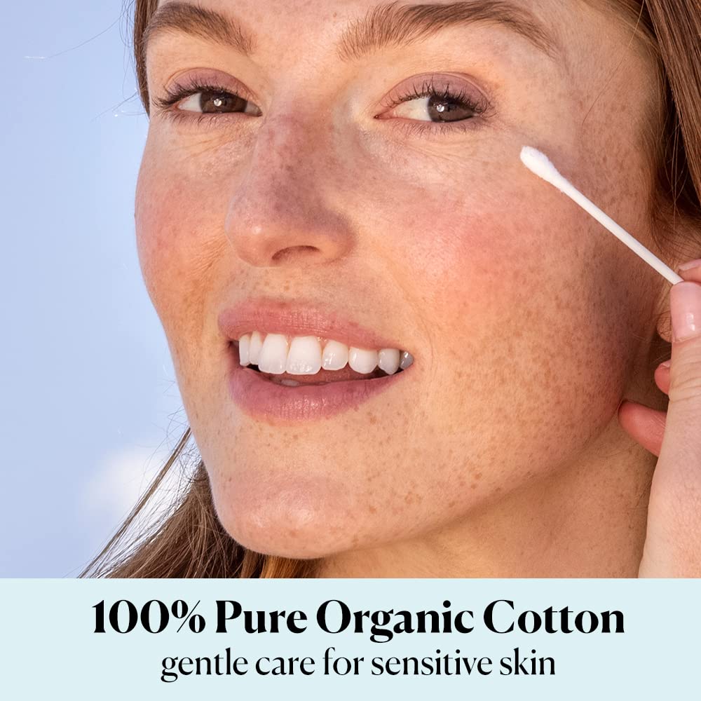 Sky Organics swabs for nail polish removal with precise, gentle control.