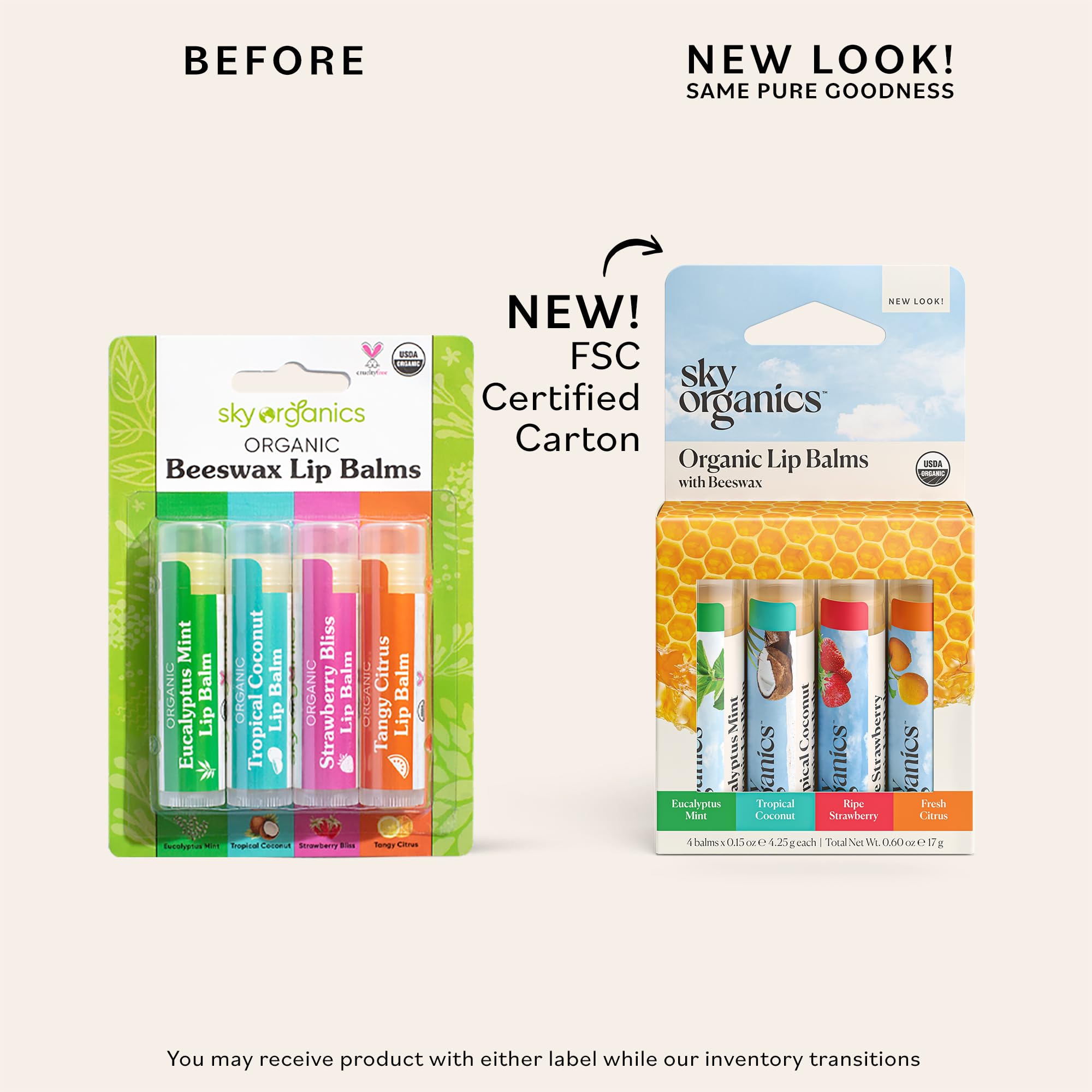 Empaque reciclable para cuidado responsable con Sky Organics