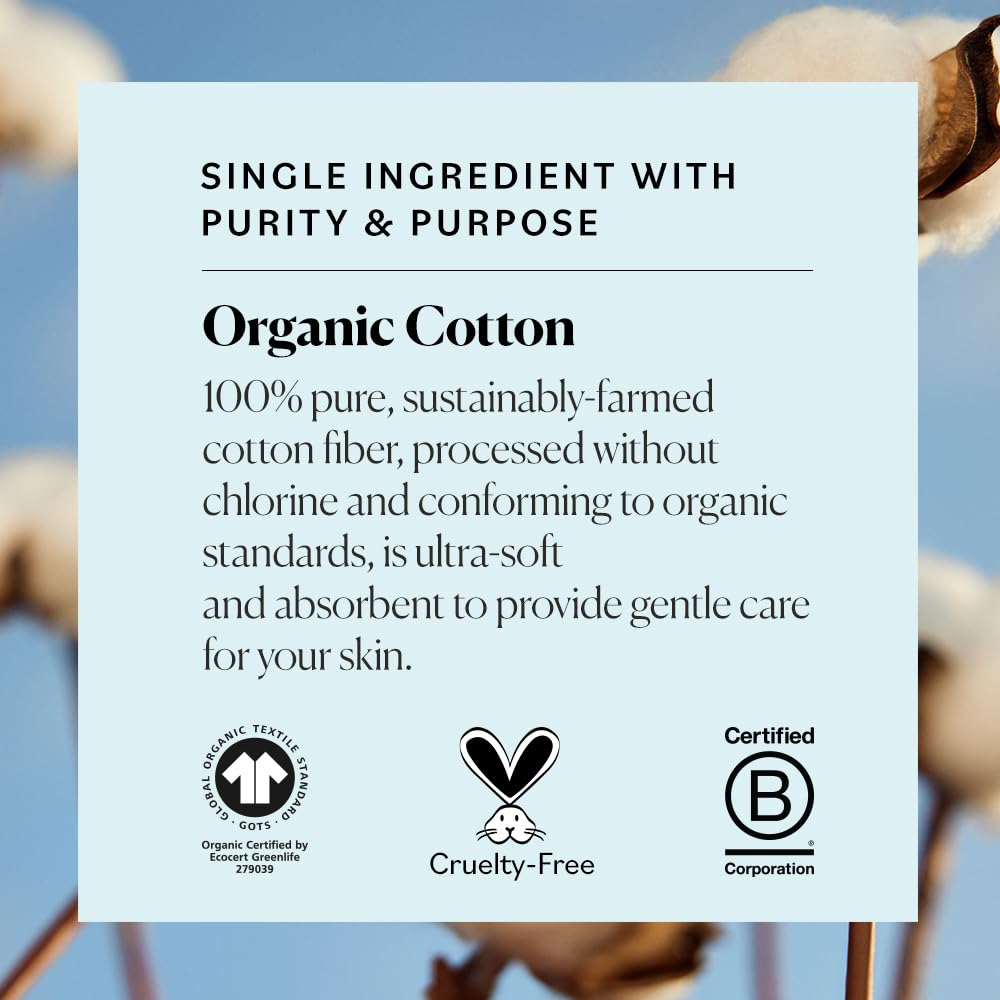 Sky Organics cotton balls perfect for makeup removal and nail polish touch-ups.