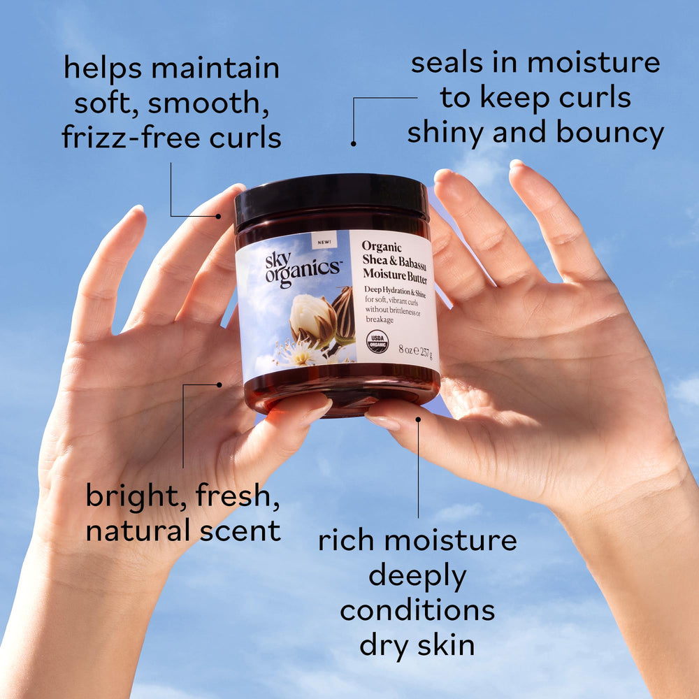 Sky Organics Manteca de Karité: aroma cítrico ligero para piel y cabello