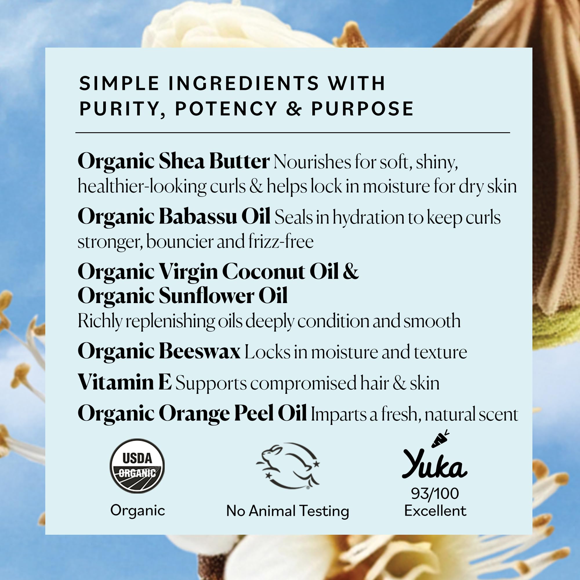 Sky Organics Manteca de Karité: textura cremosa para hidratación rápida