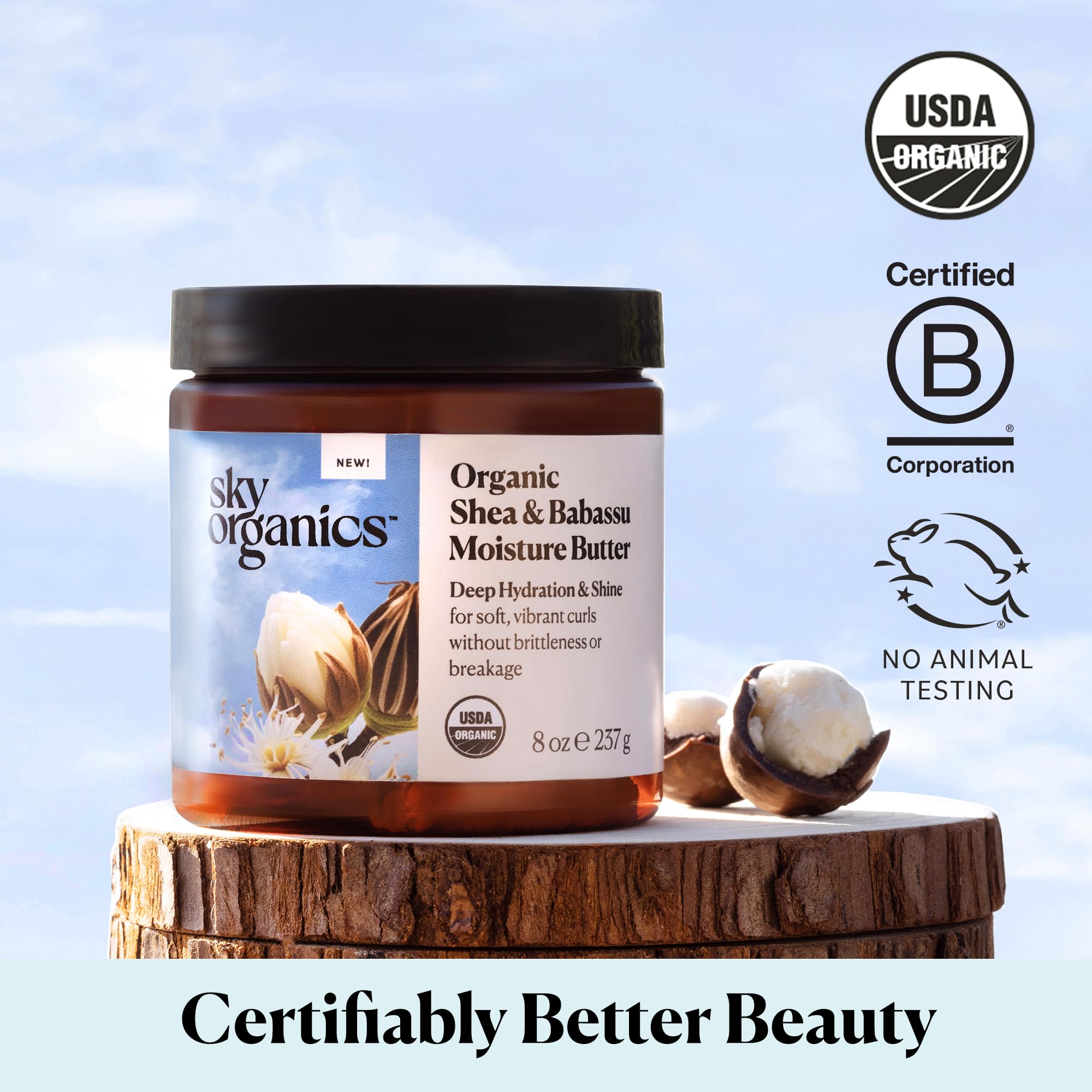 Sky Organics Manteca de Karité: uso pre-shampoo para protección durante lavado