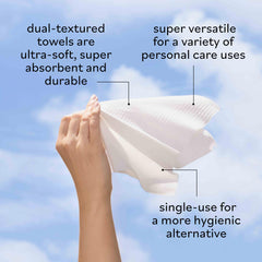 Sky Organics toallita facial con doble textura para exfoliacion suave