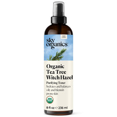 Sky Organics Tónico Arbol de Té - botella purificante para piel limpia.