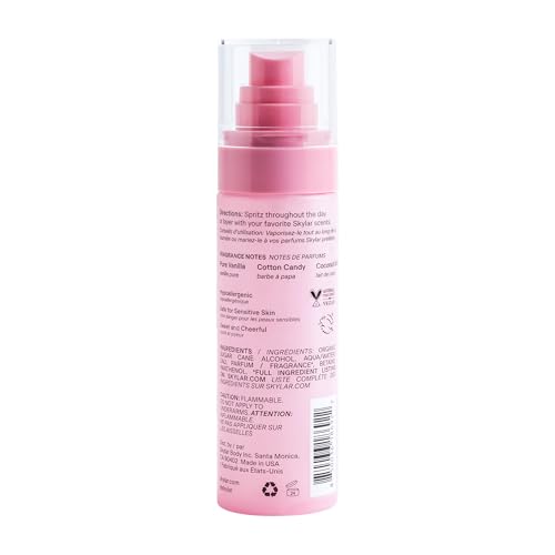 Skylar Boardwalk Delight spray on wrist for quick refresh