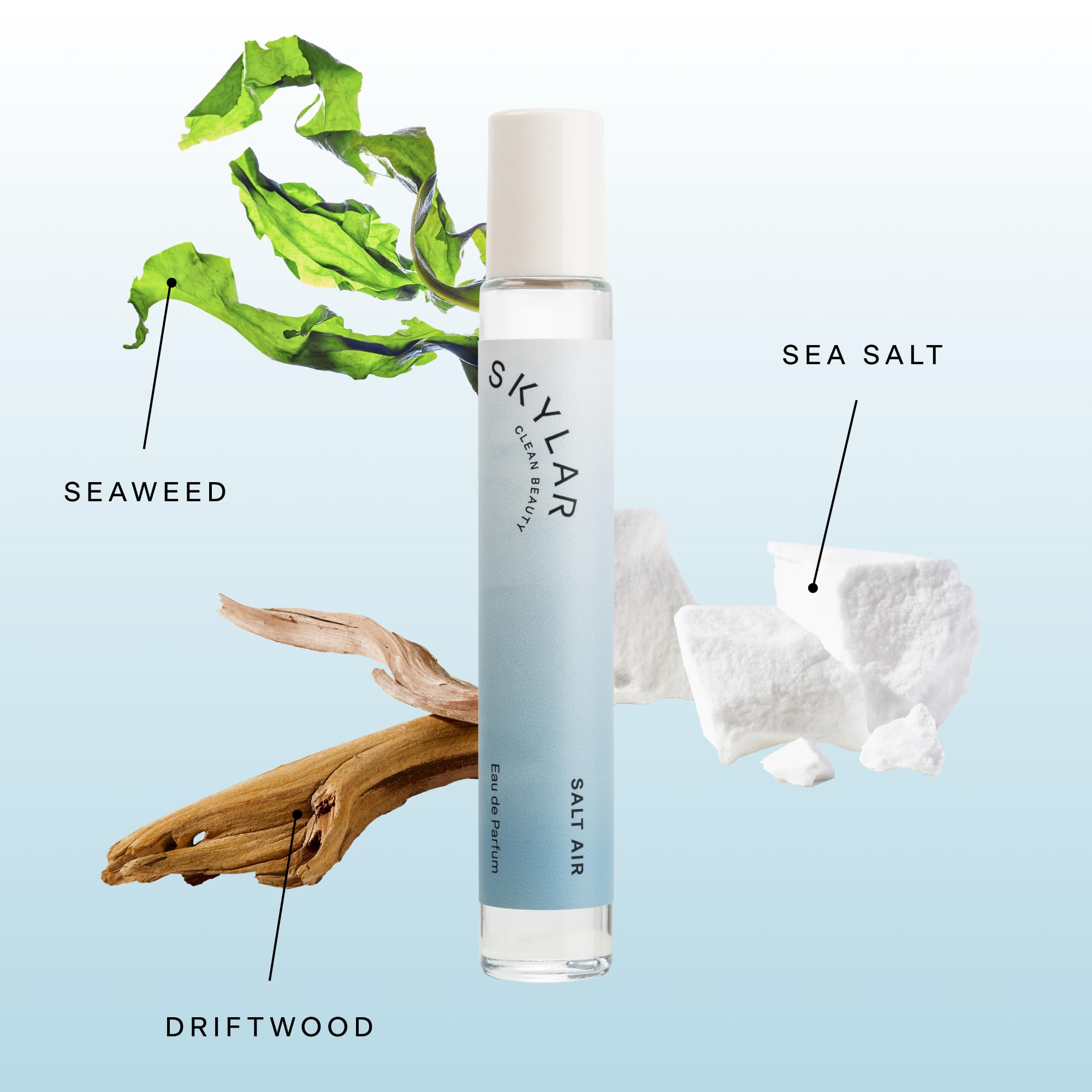 Skylar Salt Air cap closeup highlighting sleek design and premium packaging.