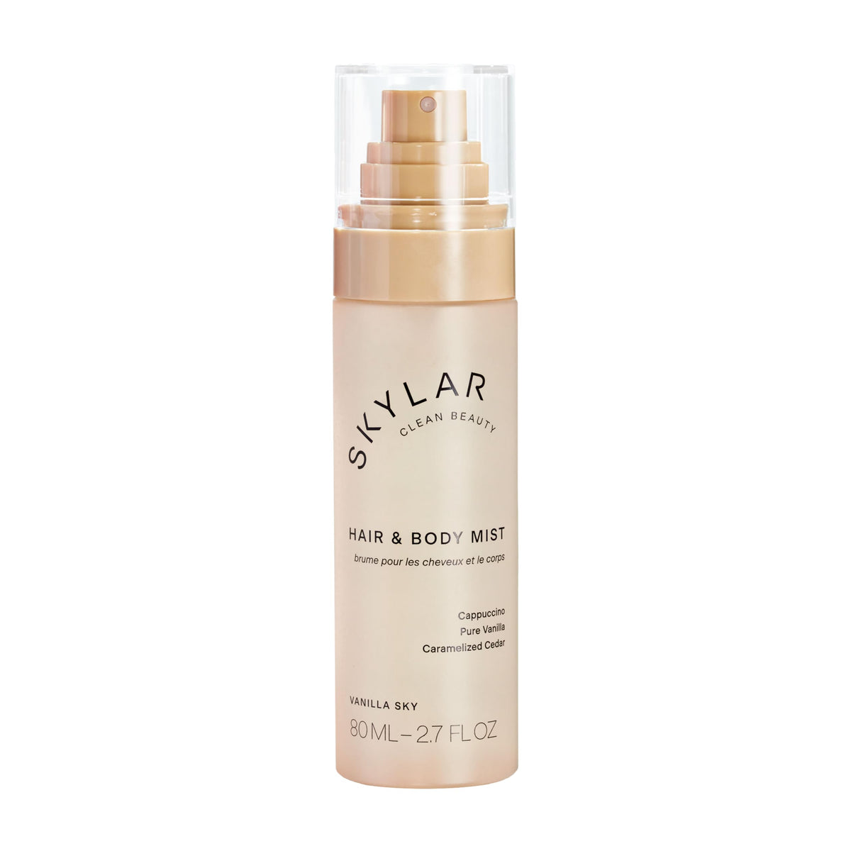 Skylar Vanilla Sky bottle front view for daily fragrance on the go.