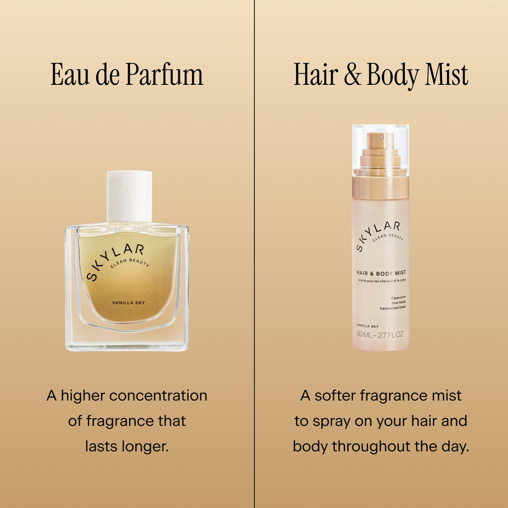 Skylar Vanilla Sky 80 ml travel-friendly bottle for on-the-go refresh.