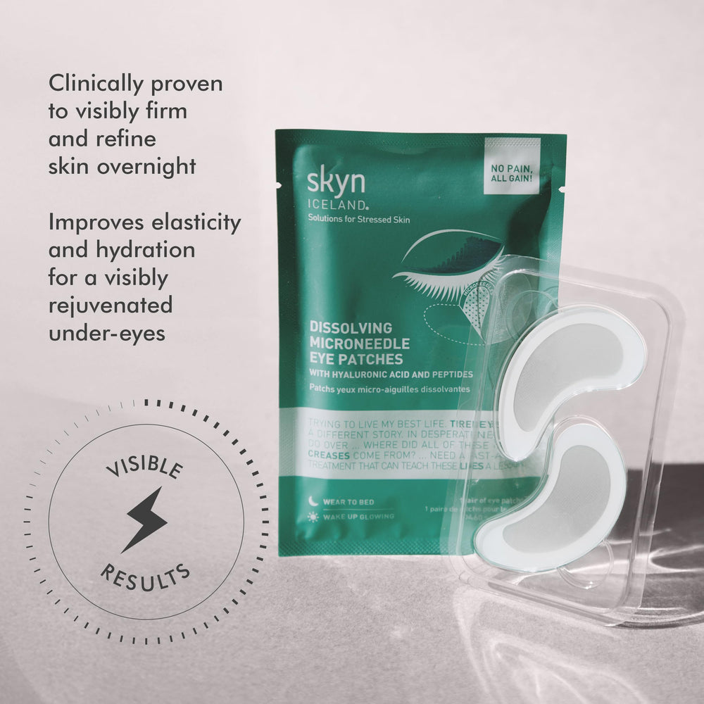Parche suave de Skyn Iceland que se ajusta al contorno facial.