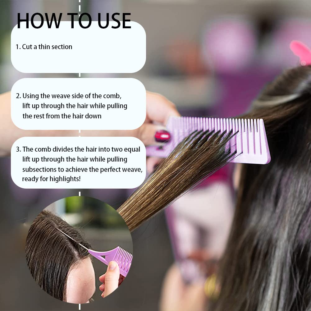 SKYPIA heat-resistant styling comb suitable for hot tools
