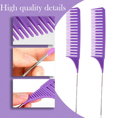 SKYPIA small-teeth dyeing comb for detailed parting on fine hair