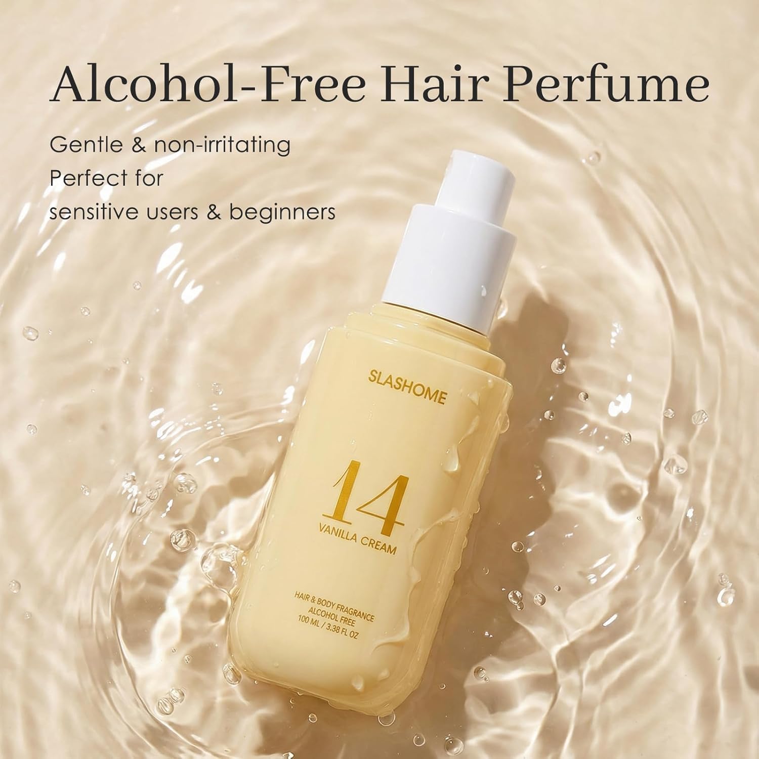 Slashome multiuse mist on hair and wig provides light non-greasy freshness