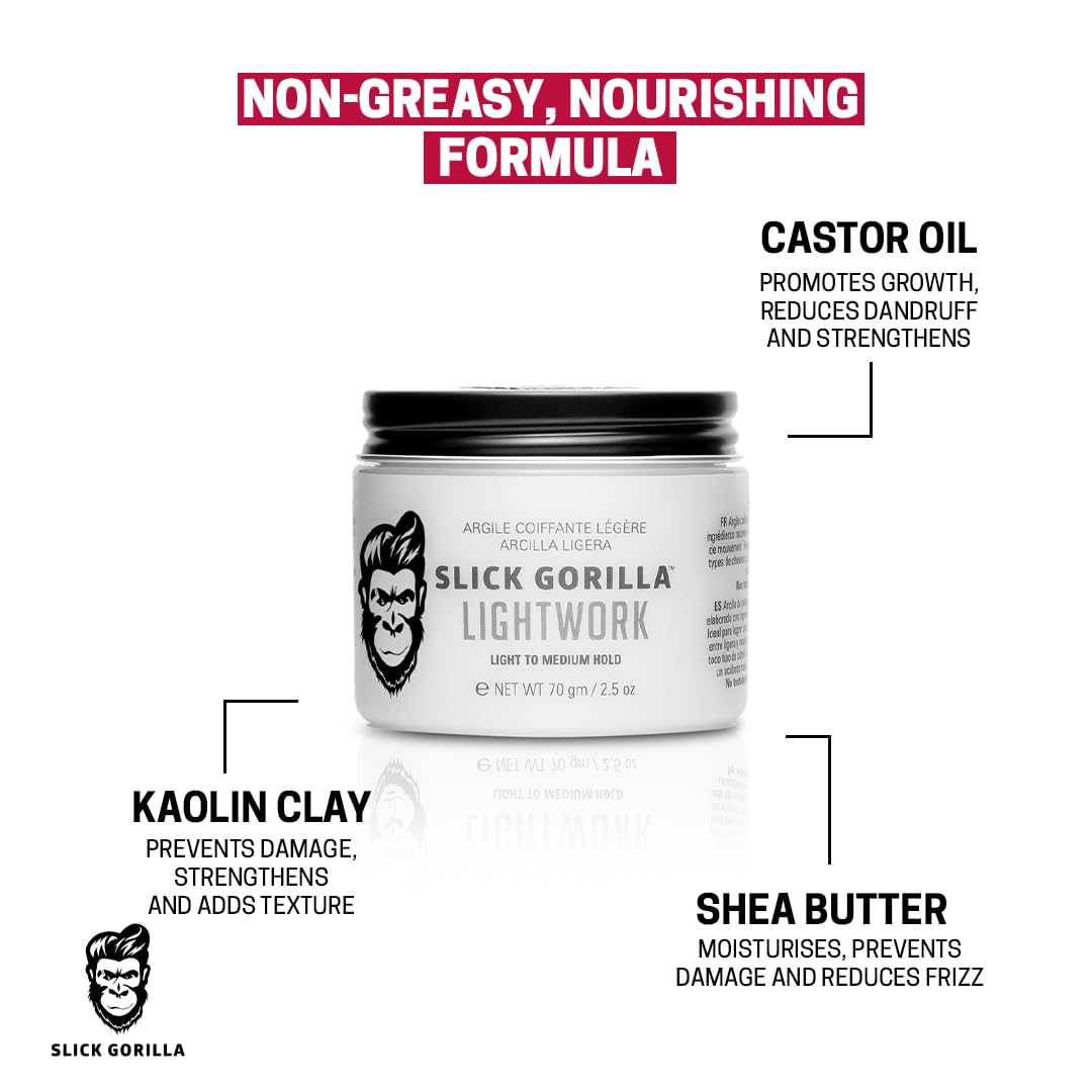 Slick Gorilla Lightwork daily-use styling for versatile looks.