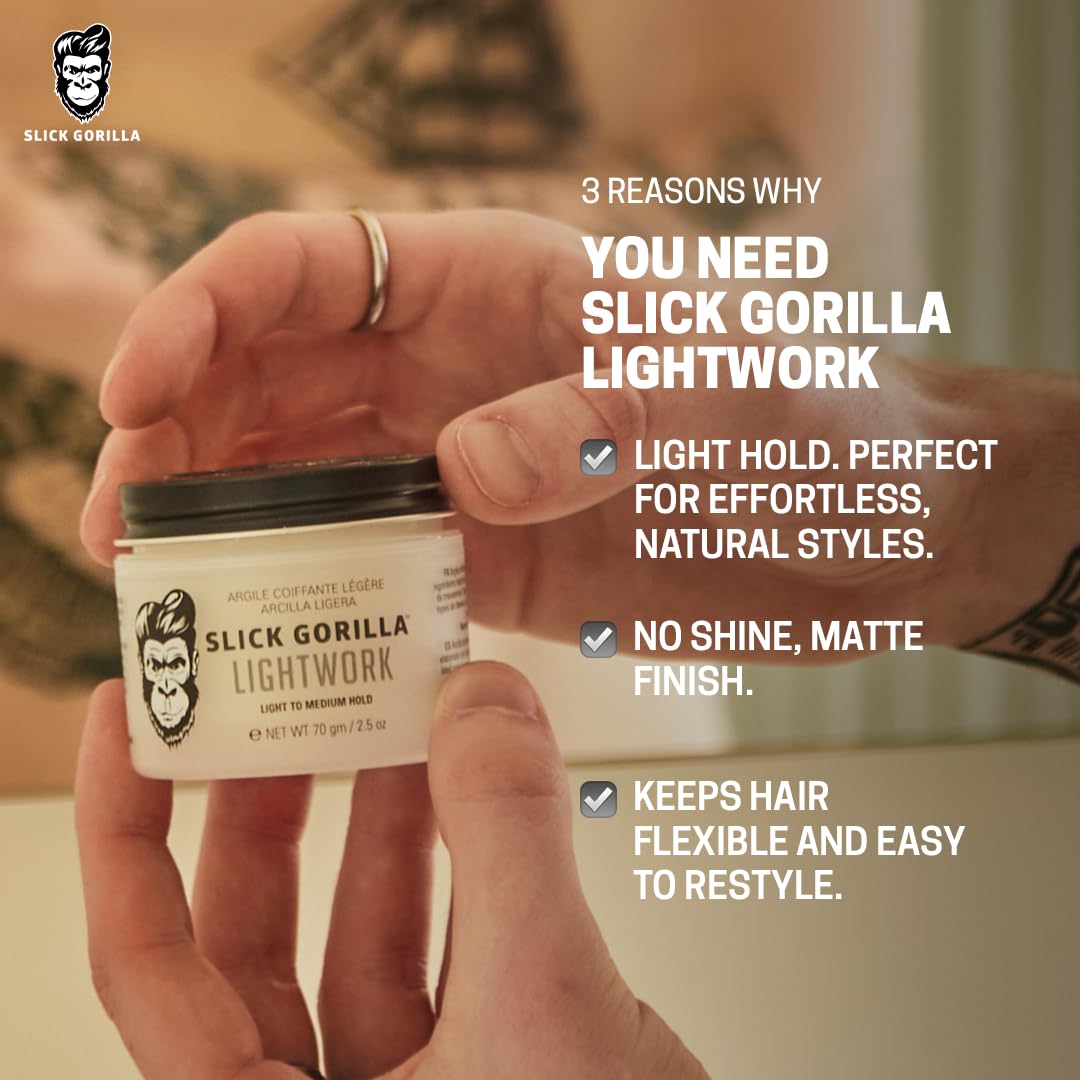 Slick Gorilla Lightwork texture-focused application defines texture and separation.