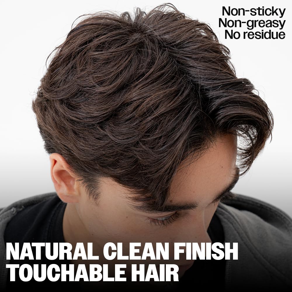 Slick Gorilla Sea Salt Spray volume-building shot shows fuller strands.
